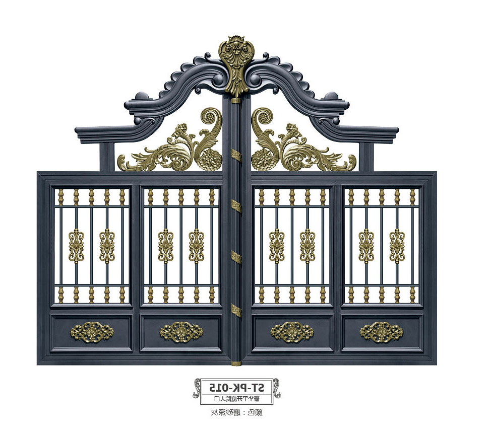 ST-PK-015豪华平开庭院大门