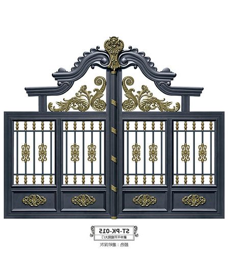 ST-PK-015豪华平开庭院大门
